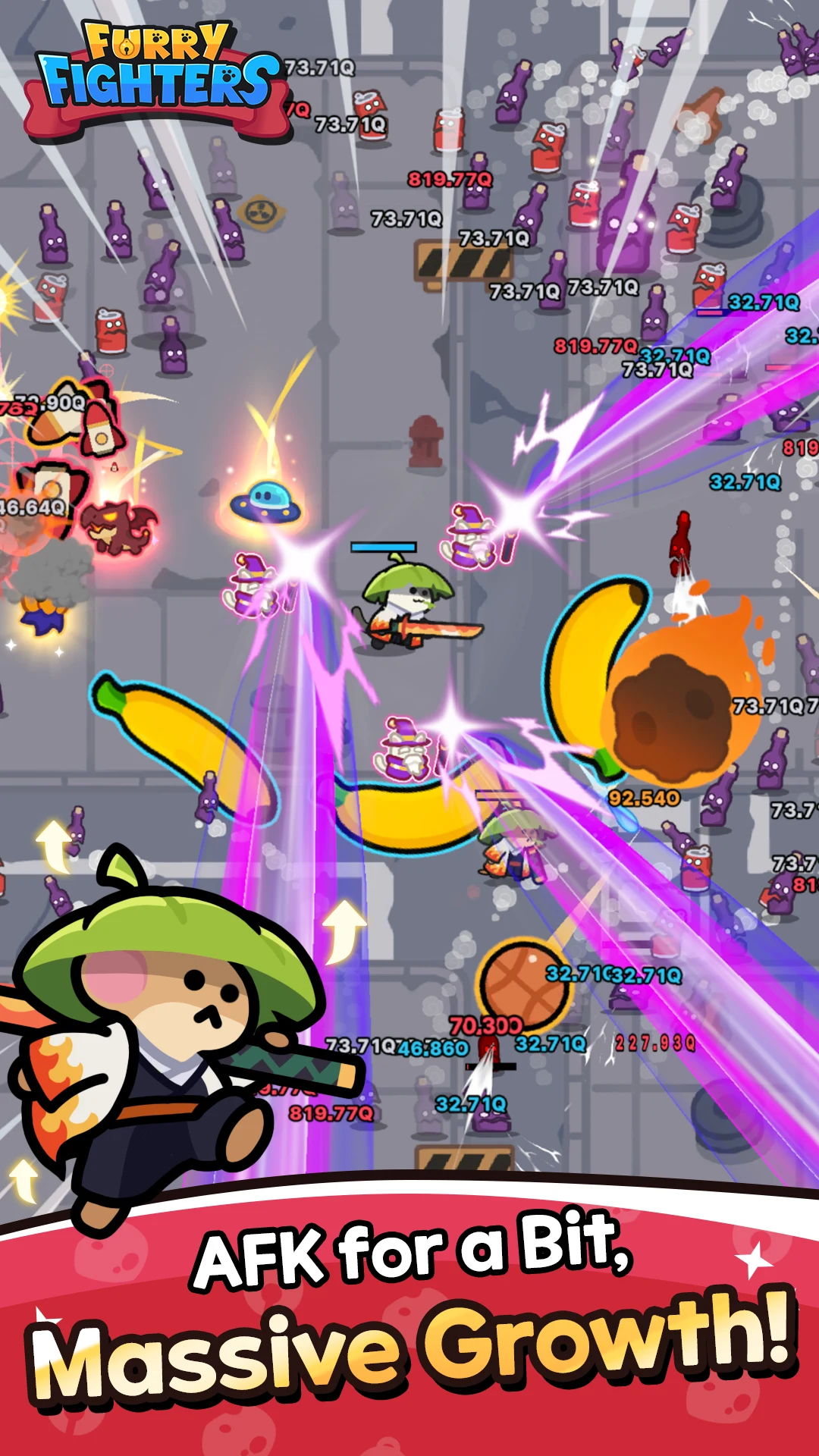 Furry Fighters : Idle RPG screenshot